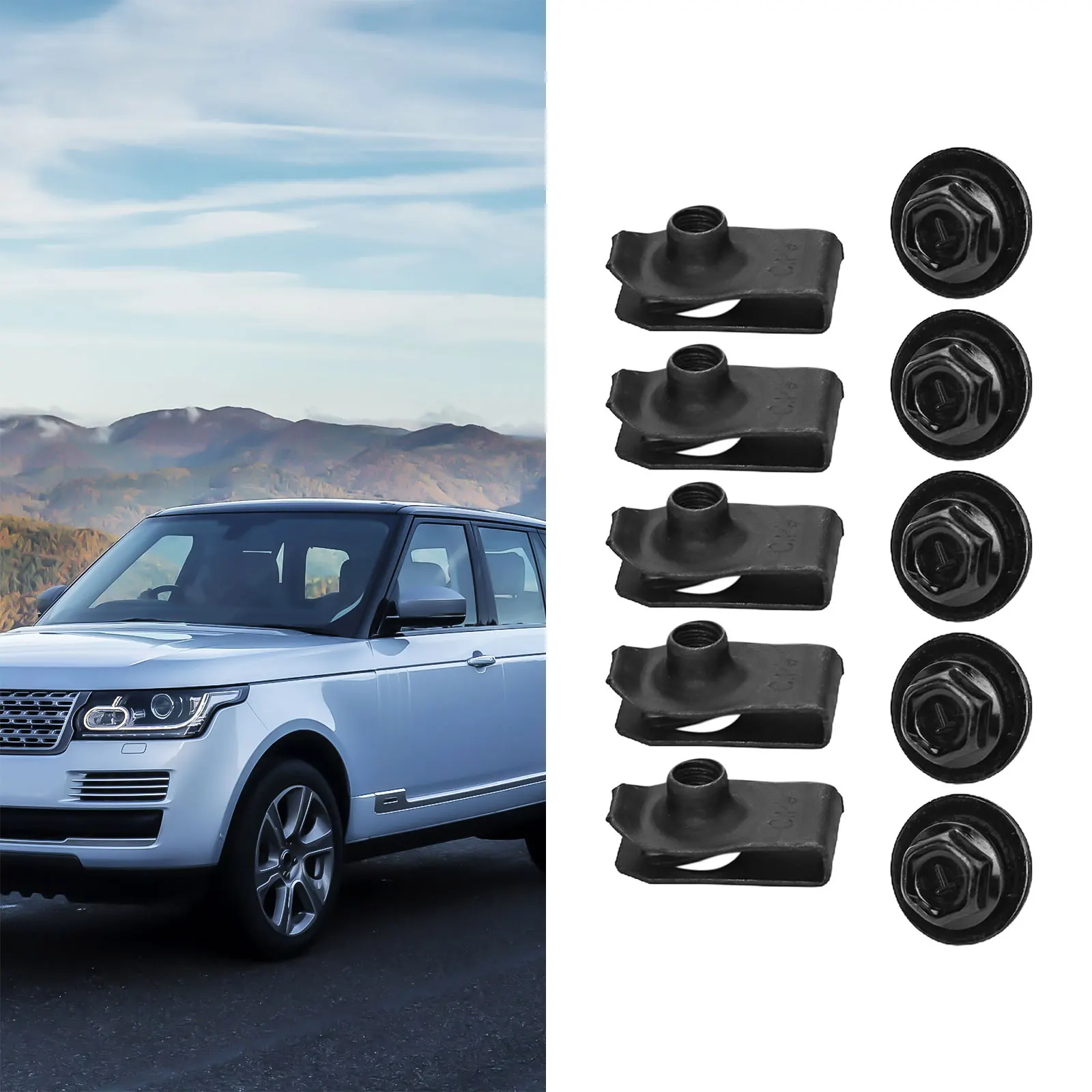 Carbon Steel U Nut Clips for Honda For Accord Protects Body from Mud Lightweight and Space saving Design Reliable Performance
Carbon Steel U Nut Clips for Honda For Accord Protects Body from Mud Lightweight and Space saving Design Reliable Performance