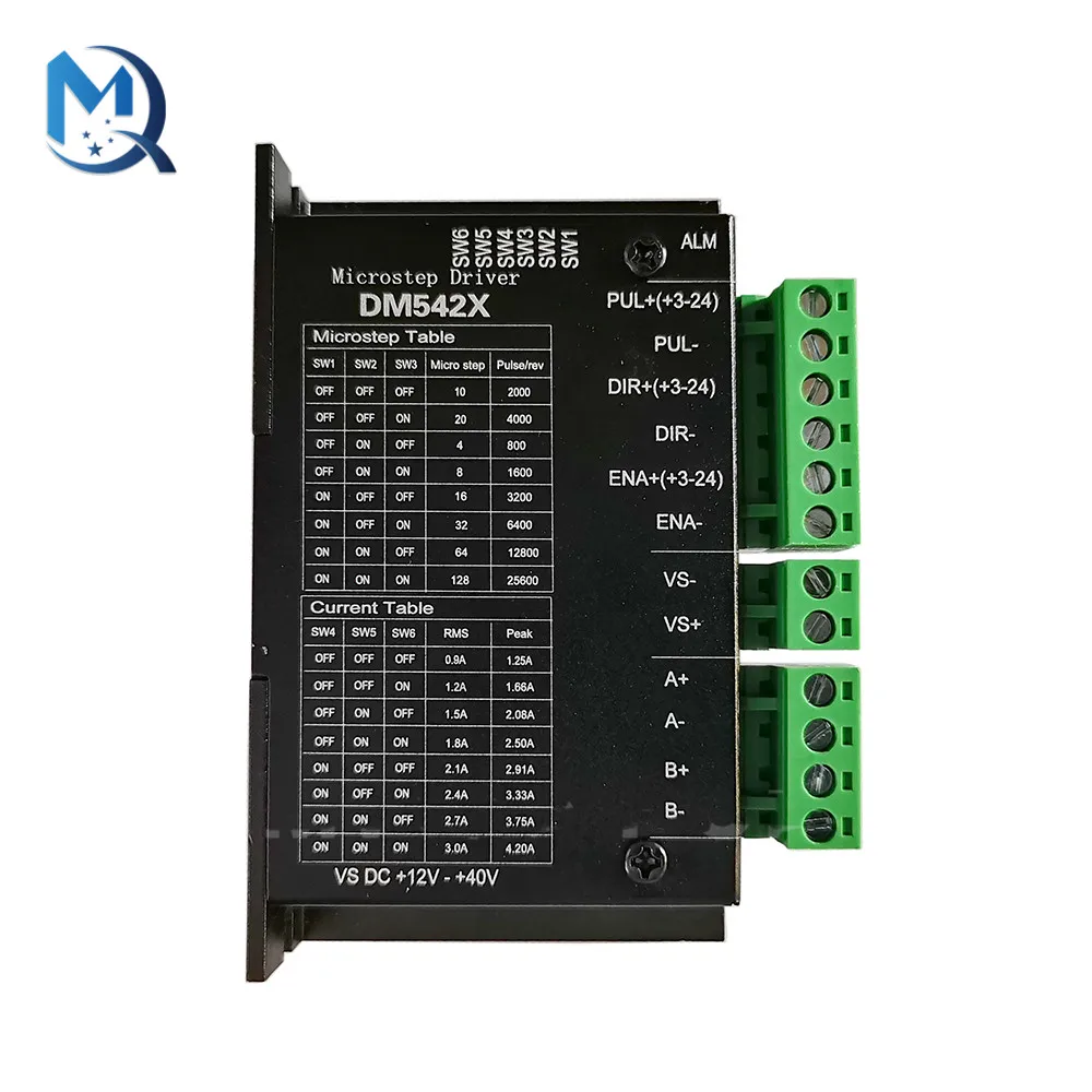 Цифровой Драйвер шагового двигателя DM542X 2 фазы 4 а для 42 57 86 контроллер версия с