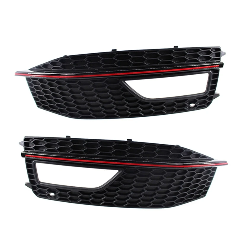 1 Pair Red Line Fog Light Frame Grille Sports Style Fog Light Cover For A4 S4 13-15 Decorative Modification Parts
1 Pair Red Line Fog Light Frame Grille Sports Style Fog Light Cover For A4 S4 13-15 Decorative Modification Parts