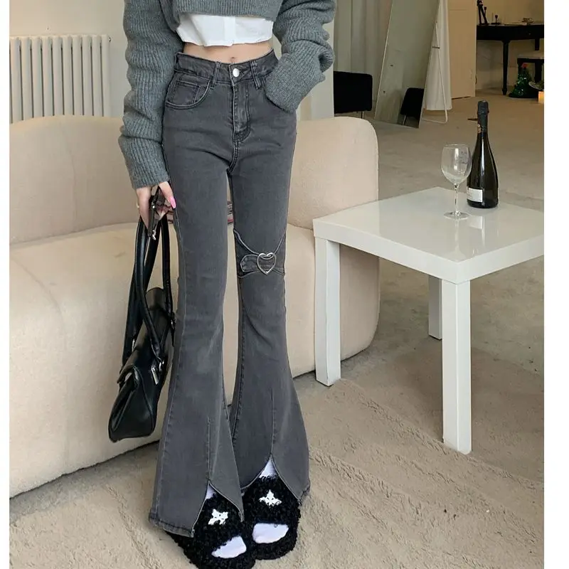 2022 Women's Pants Autumn New Design Feeling Love Split Jeans High Waist Slim Stretch Horn Free Shipping
2022 Women's Pants Autumn New Design Feeling Love Split Jeans High Waist Slim Stretch Horn Free Shipping