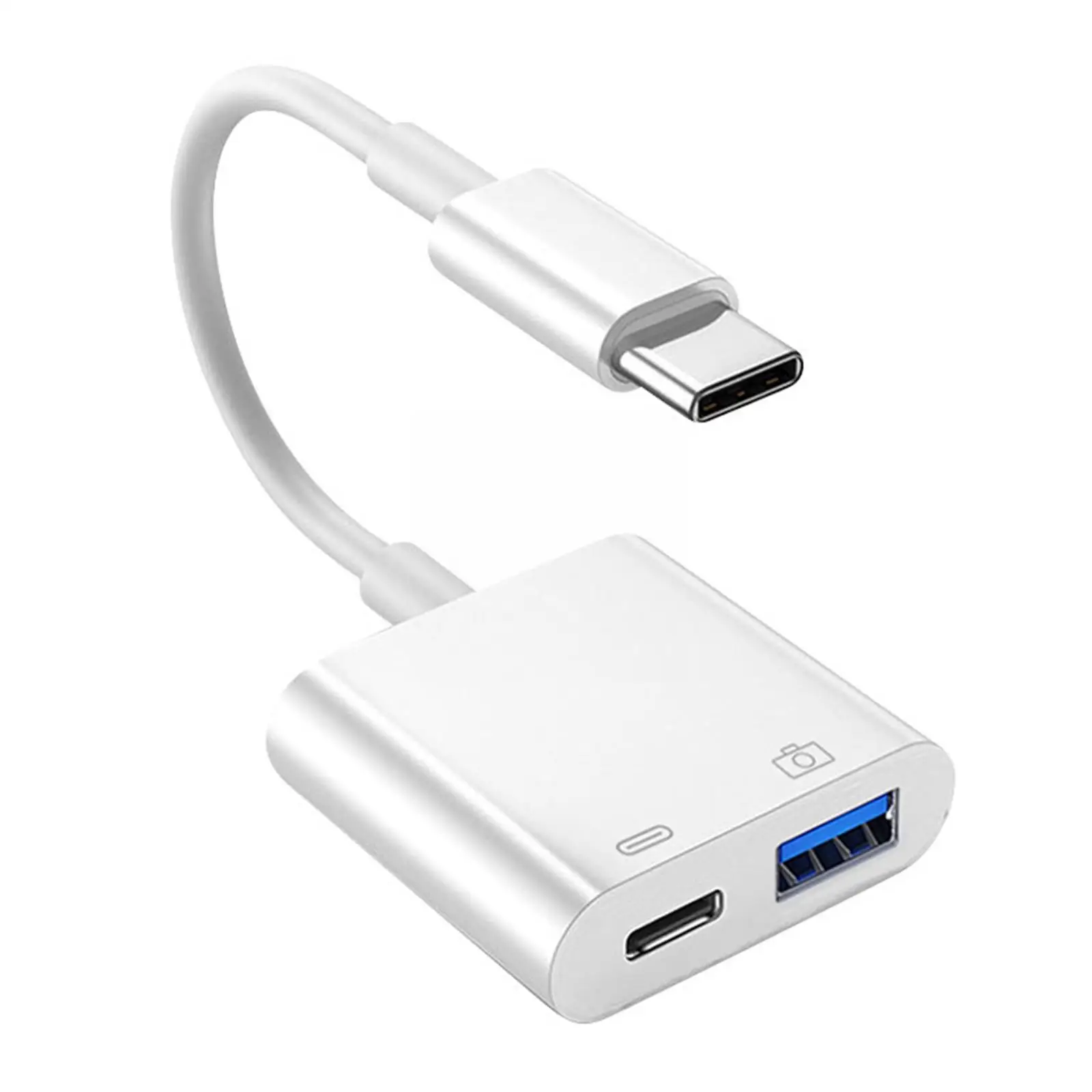 2 In 1 Type-c Otg Adapter 18w Dp Qc3.0 Fast Charge Cable Converter Type C To Usb3.0/usb C Charging Splitter For 10 H D8r0
2 In 1 Type-c Otg Adapter 18w Dp Qc3.0 Fast Charge Cable Converter Type C To Usb3.0/usb C Charging Splitter For 10 H D8r0
