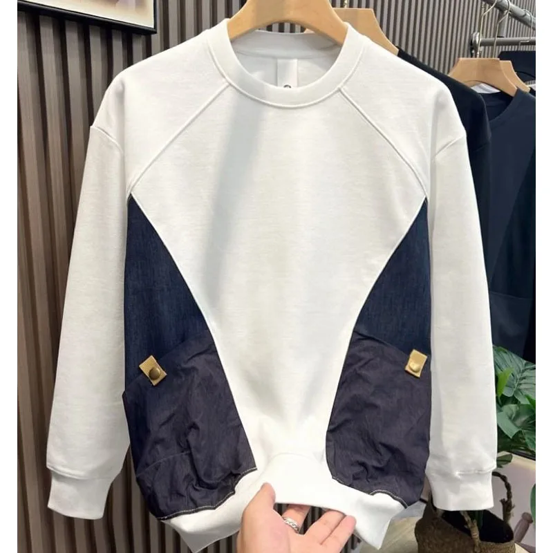 New Autumn/Winter Fashion Korean Edition Trendy Brand Patch Pocket Round Neck Plush Versatile Ruffian Handsome Men's Sweater
New Autumn/Winter Fashion Korean Edition Trendy Brand Patch Pocket Round Neck Plush Versatile Ruffian Handsome Men's Sweater