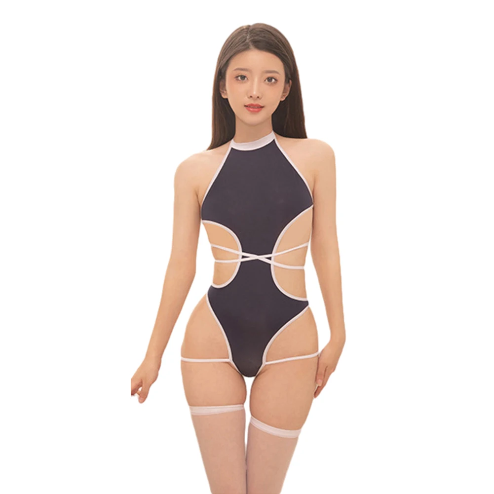Women Sexy Bodysuit Hollow Out Bodycon Jumpsuit Open Back High Cut Thong Sleeveless Leotard Nightwear Solid Backless Lingerie
Women Sexy Bodysuit Hollow Out Bodycon Jumpsuit Open Back High Cut Thong Sleeveless Leotard Nightwear Solid Backless Lingerie