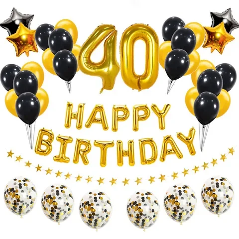 38pcs Party Decoration Balloons Happy Birthday Kids Girl Boy Adult My First 4 6 18 21 21st 30 40 50 60 70 80 Years Old Man Woman
38pcs Party Decoration Balloons Happy Birthday Kids Girl Boy Adult My First 4 6 18 21 21st 30 40 50 60 70 80 Years Old Man Woman