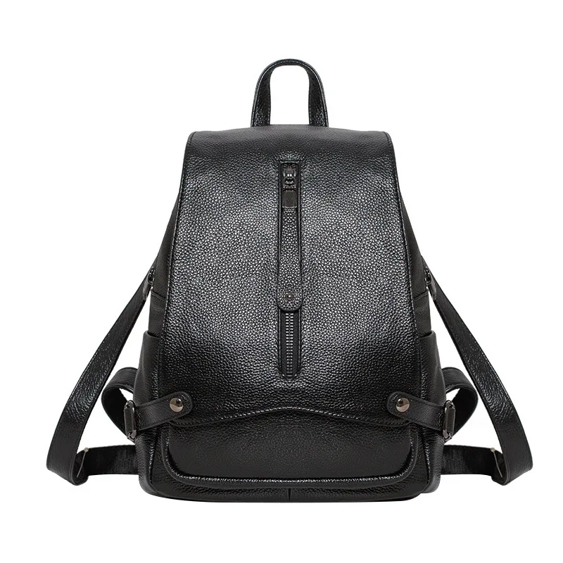 New European and American fashion anti-theft leather women's shoulder bag simple hundred leather travel backpack wholesale
New European and American fashion anti-theft leather women's shoulder bag simple hundred leather travel backpack wholesale