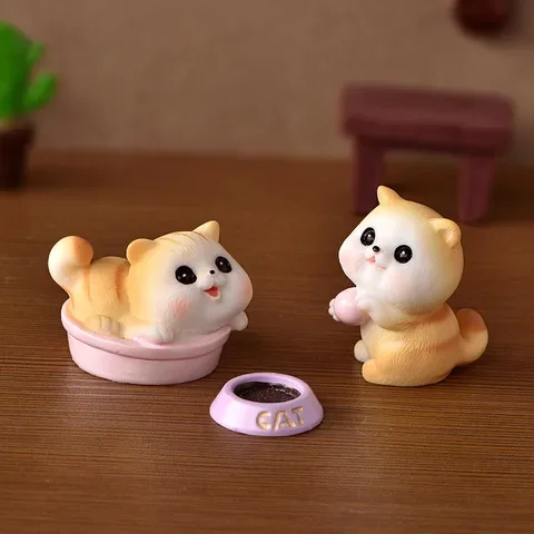 Cat Desktop Decor Animal Naughty Kitten Fairy Garden Figurines Accessories Landscape Model Ornaments Resin Miniatures
Cat Desktop Decor Animal Naughty Kitten Fairy Garden Figurines Accessories Landscape Model Ornaments Resin Miniatures