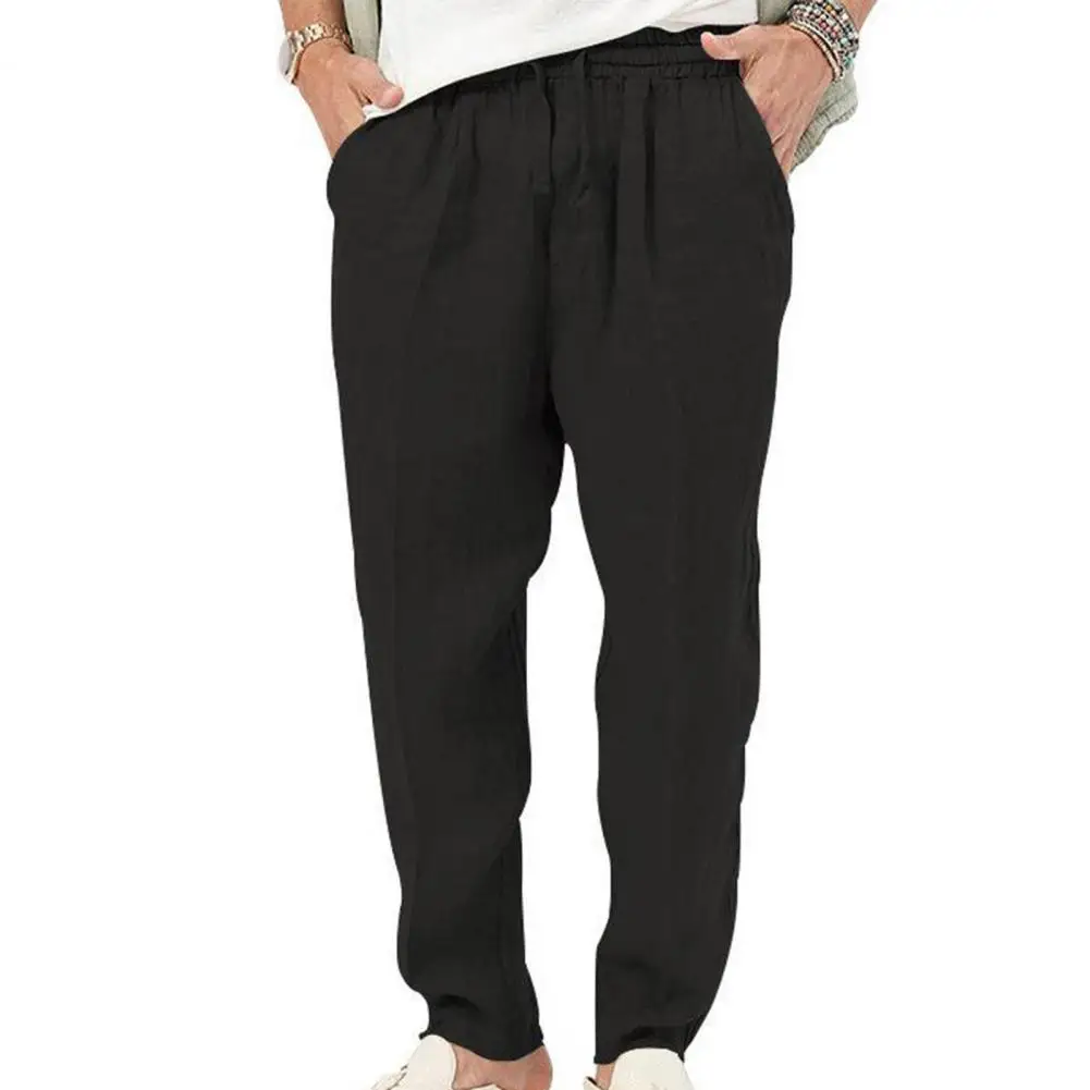 Straight Leg Outdoor Sports Pants Streetwear Men's Solid Color Casual Trousers with Straight Leg Elastic Waistband Pockets
Straight Leg Outdoor Sports Pants Streetwear Men's Solid Color Casual Trousers with Straight Leg Elastic Waistband Pockets