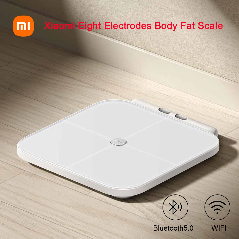 Original Xiaomi Eight Electrodes Body Fat Scale Dual Band Heart Rate Detection WiFi Bluetooth 5.0 Remote Control 150KG Max
Original Xiaomi Eight Electrodes Body Fat Scale Dual Band Heart Rate Detection WiFi Bluetooth 5.0 Remote Control 150KG Max