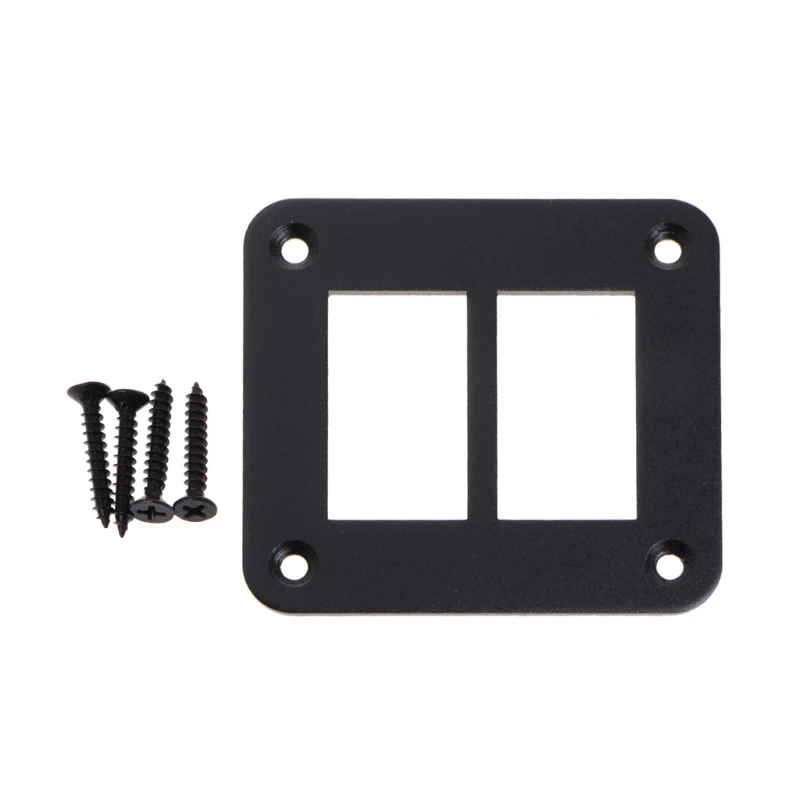 New 1pc 2-Button ARB/Carling Switch Dash Panel Housing Plate Mount Holder Fixing Frame Switch Panel Frame Black Switch Panel
New 1pc 2-Button ARB/Carling Switch Dash Panel Housing Plate Mount Holder Fixing Frame Switch Panel Frame Black Switch Panel