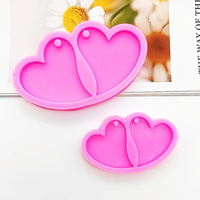 MXME Silicone Pendant Mould Heart Resin Moulds with Hanging Hole Jewelry Making DIY Craft Tools for Resin Epoxy Mold
MXME Silicone Pendant Mould Heart Resin Moulds with Hanging Hole Jewelry Making DIY Craft Tools for Resin Epoxy Mold