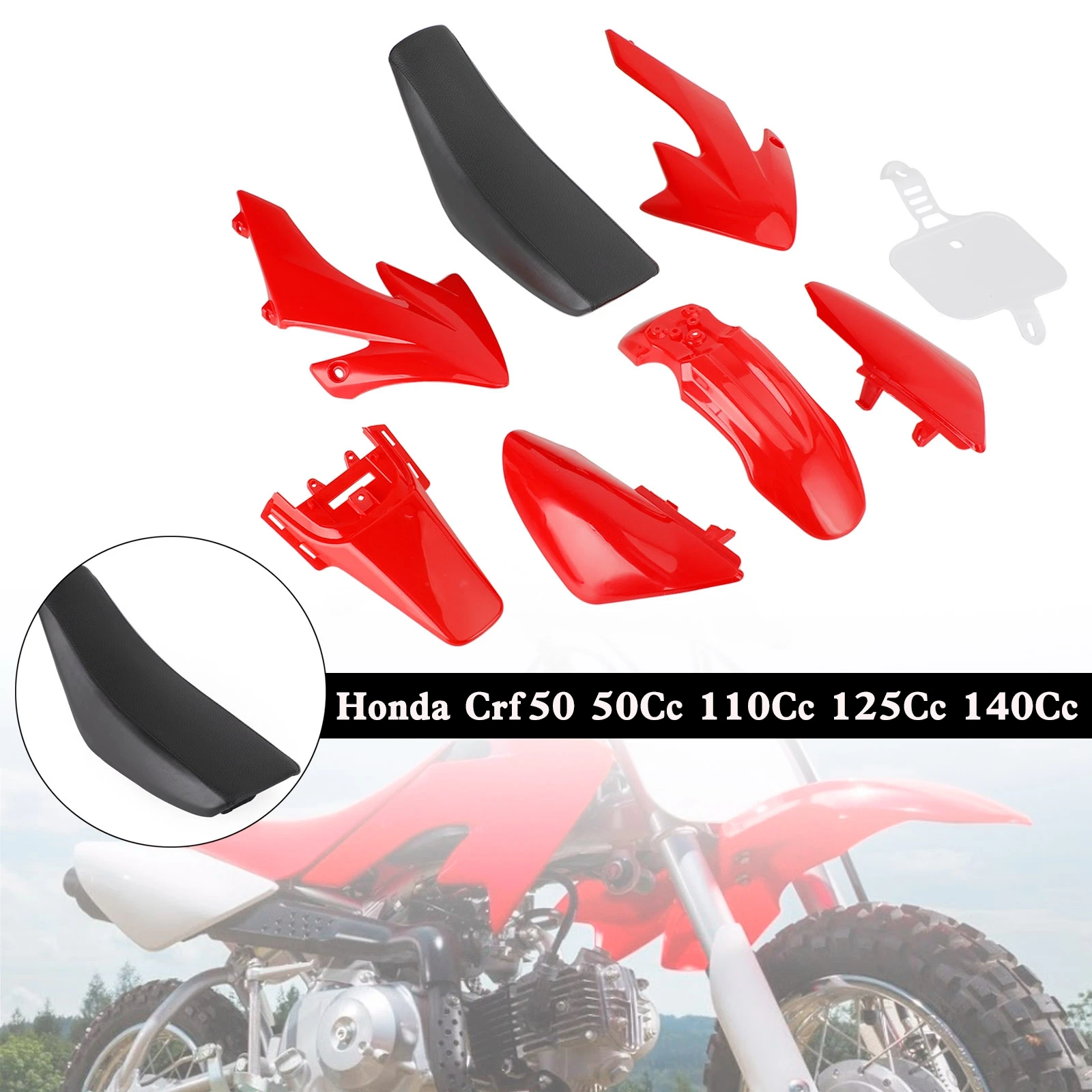 Topteng 50Cc 110Cc 125Cc 140Cc Plastic Fairing for Honda Crf50 4-stroke Pit Off-Road Bike Set Mudguard Seat
Topteng 50Cc 110Cc 125Cc 140Cc Plastic Fairing for Honda Crf50 4-stroke Pit Off-Road Bike Set Mudguard Seat