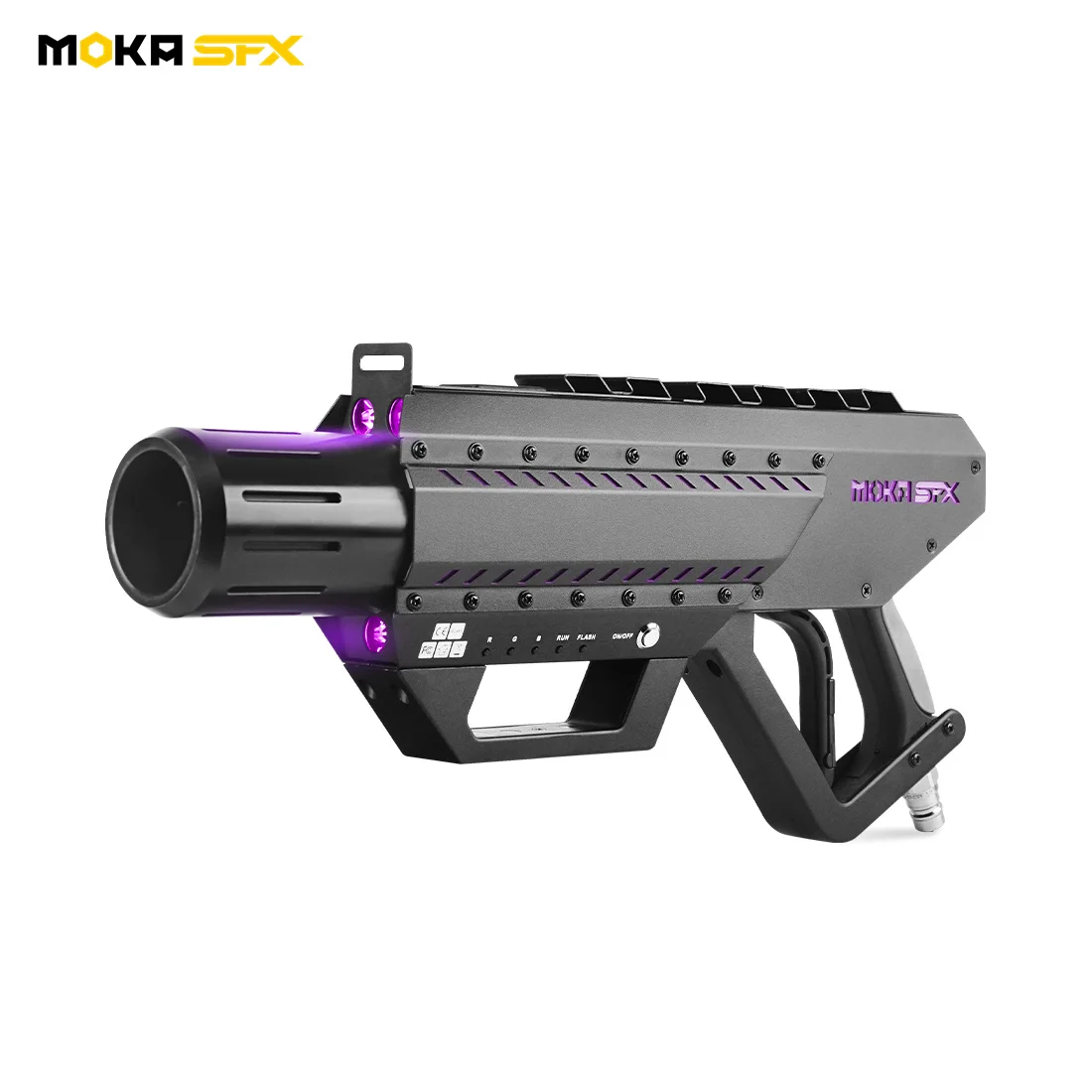 

MOKA Handheld Co2 Gun with Led Lighting Stage FX Co2 Jet Machine Dj Cannon for Nightclub with Hose Sling