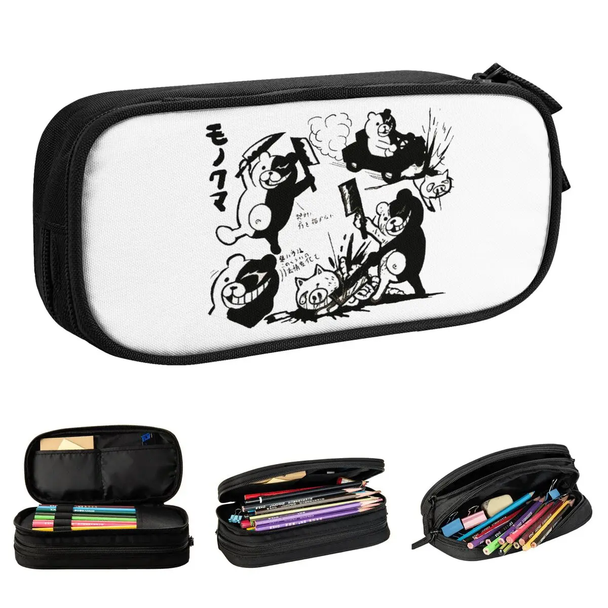 Monokuma Pencil Cases Danganronpa Pen Bag for Student Large Storage Office Zipper Pencilcases
Monokuma Pencil Cases Danganronpa Pen Bag for Student Large Storage Office Zipper Pencilcases