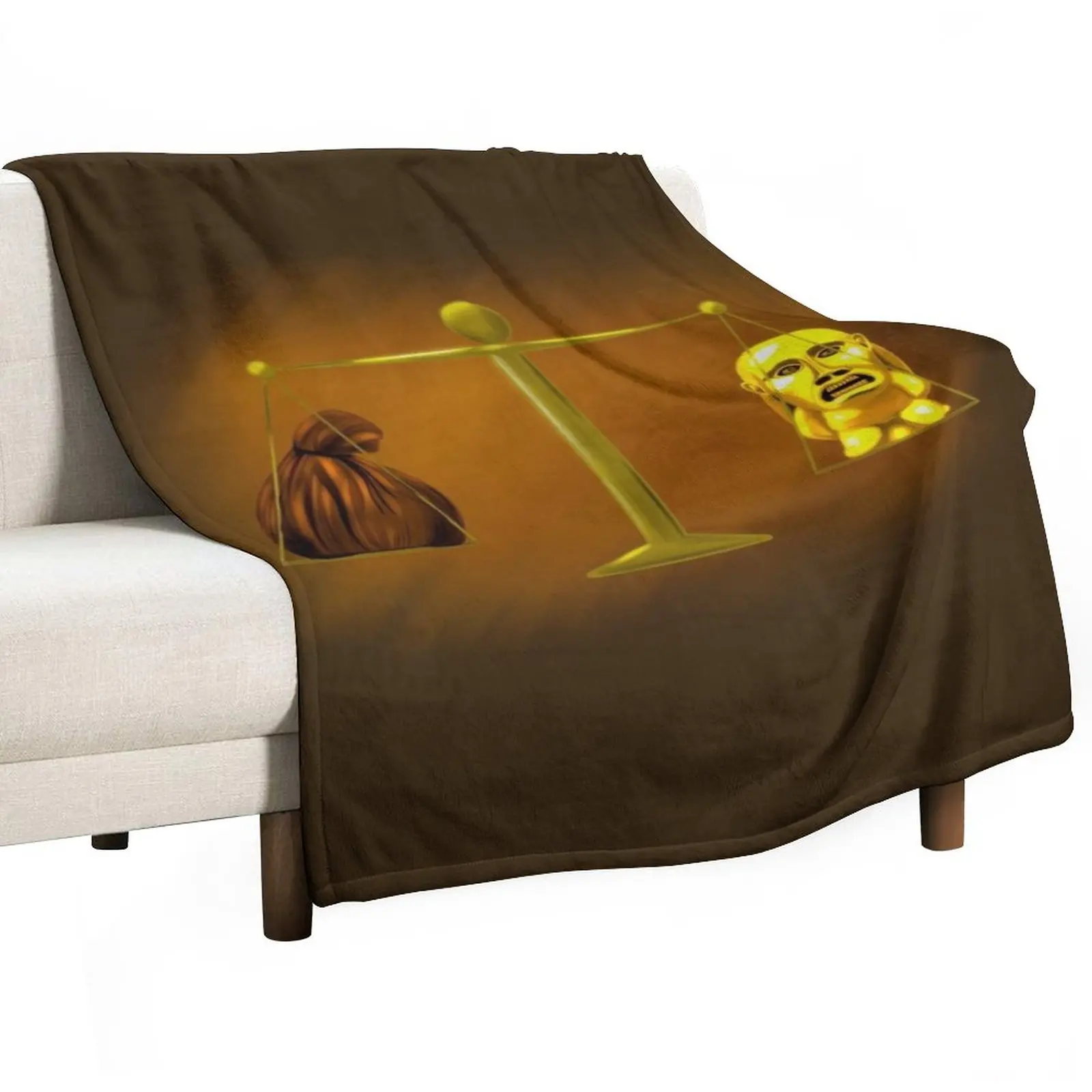 

New Golden Idol - Raiders of the Lost Ark - Brown Throw Blanket Fashion Sofa Blankets Hair Blanket