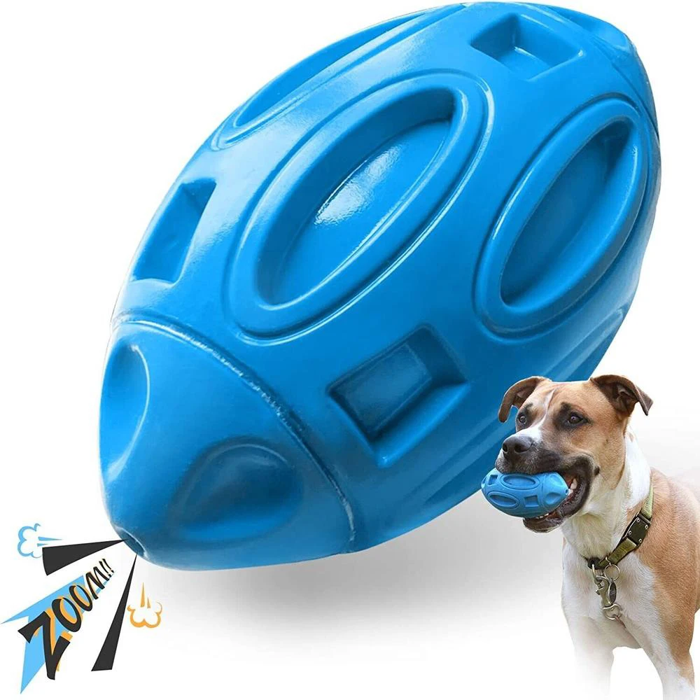 Pet Supplies Rubber Sounding Rugby Bite-resistant Sound Dog Ball Training Toy for Dog Chew Toy Tooth Cleaning Bite Ball
Pet Supplies Rubber Sounding Rugby Bite-resistant Sound Dog Ball Training Toy for Dog Chew Toy Tooth Cleaning Bite Ball