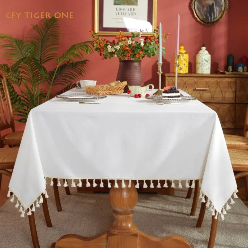 Cotton Linen Bohemia Solid Tablecloth for Table Decorate Rectangular Tablecloth with Tassel Dining Table Cover Tea Cloth
Cotton Linen Bohemia Solid Tablecloth for Table Decorate Rectangular Tablecloth with Tassel Dining Table Cover Tea Cloth