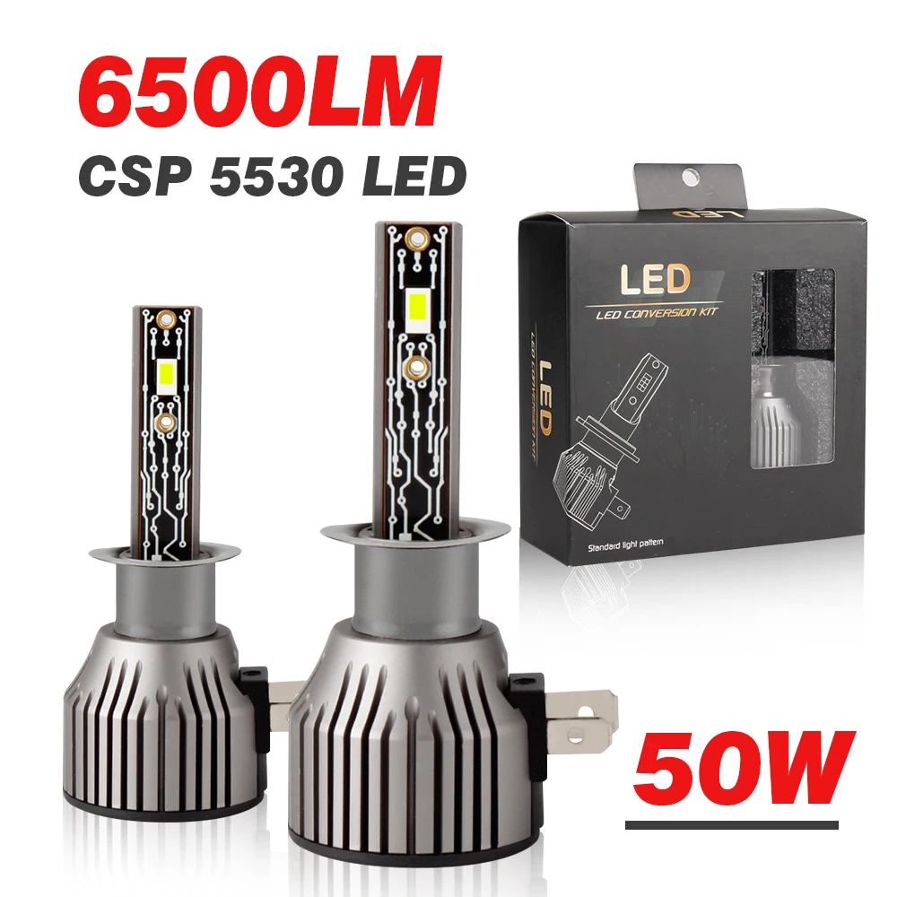 OKEEN H4 H7 LED Headlight 6500LM 4500K CSP5530 Chip 50W LED H1 H11 H8 H9 9005 9006 HB3 HB4 Automobile Canbus Light Bulb 9V-24V
OKEEN H4 H7 LED Headlight 6500LM 4500K CSP5530 Chip 50W LED H1 H11 H8 H9 9005 9006 HB3 HB4 Automobile Canbus Light Bulb 9V-24V