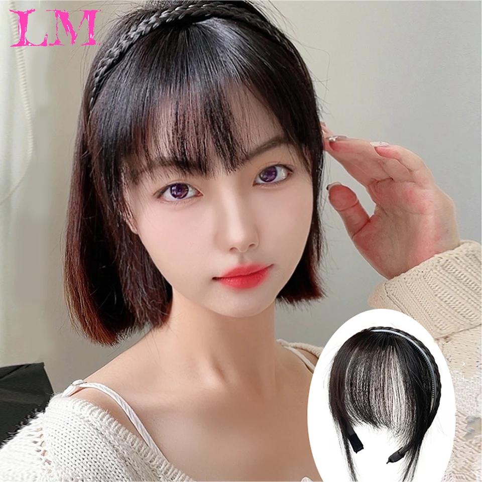 Fried Dough Twists braid headband women's forehead air bangs hair ornaments cover white hair artifact human hair double braid he
Fried Dough Twists braid headband women's forehead air bangs hair ornaments cover white hair artifact human hair double braid he