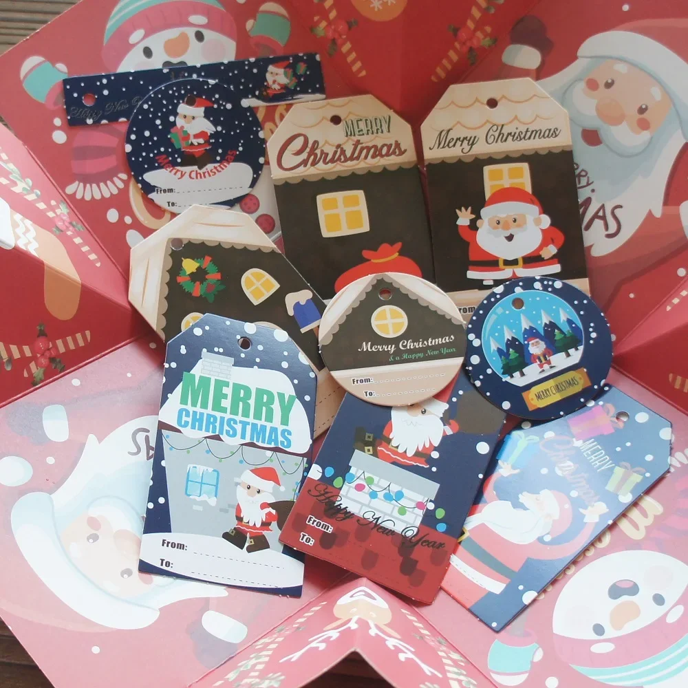 50pcs Night See Christmas Through The Window Design Paper Gift Tags Labels Party Gift Packaging Decoration Scrapbooking DIY
50pcs Night See Christmas Through The Window Design Paper Gift Tags Labels Party Gift Packaging Decoration Scrapbooking DIY