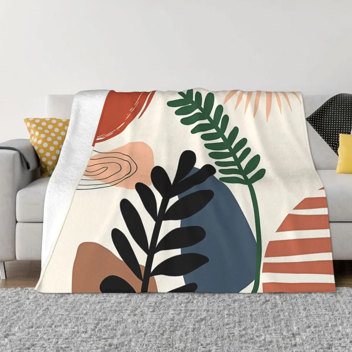 Boho Aesthetic Blankets Abstract Nature Tropical Leaf Minimalist Art Coral Fleece Plush Decor Bedroom Bedding Couch Bedspread
Boho Aesthetic Blankets Abstract Nature Tropical Leaf Minimalist Art Coral Fleece Plush Decor Bedroom Bedding Couch Bedspread