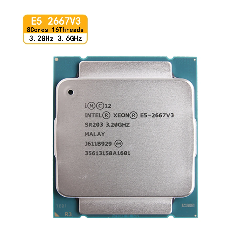 Used Xeon E5 2667 V3 3.2GHz Eight-Core CPU Processor 20M 135W LGA 2011-3 E5-2667 V3 Free Shipping
Used Xeon E5 2667 V3 3.2GHz Eight-Core CPU Processor 20M 135W LGA 2011-3 E5-2667 V3 Free Shipping