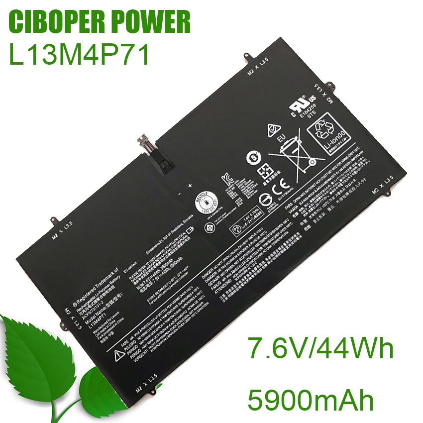 

CP Laptop Battery L14S4P71 L13M4P71 44Wh5900mAh For Yoga 3 Pro 1370 Series Pro-1370-80HE Pro-5Y71 Pro-I5Y51 Pro-I5Y70 Pro-I5Y71