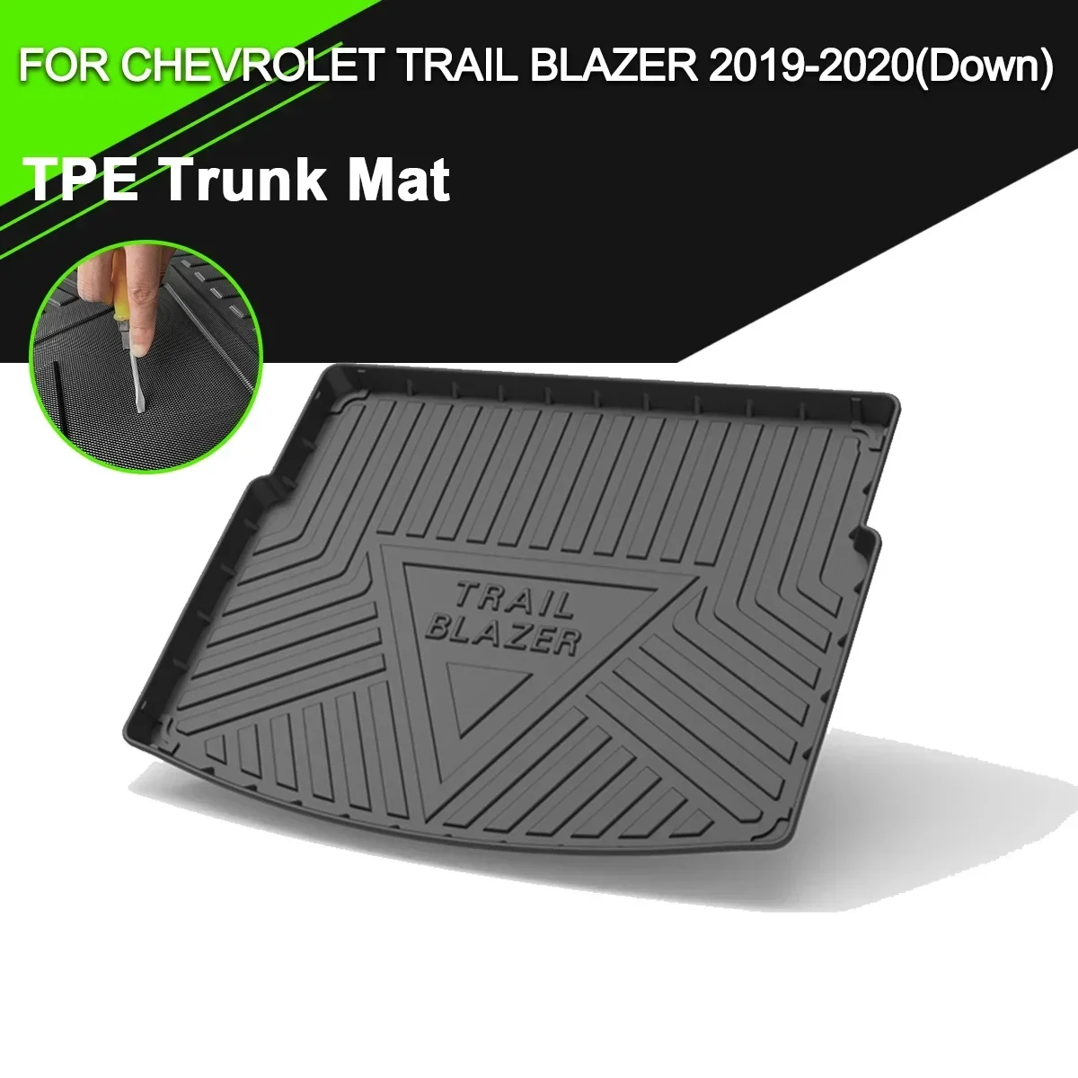 Коврик для багажника автомобиля, коврик для Chevrolet Trail Blazer 2019-2020 (пух), ТПЭ, водонепроницаемый Нескользящий Резиновый карго-лайнер, аксессуары
Коврик для багажника автомобиля, коврик для Chevrolet Trail Blazer 2019-2020 (пух), ТПЭ, водонепроницаемый Нескользящий Резиновый карго-лайнер, аксессуары