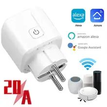NEW Smart Plug WiFi Socket EU 16/20A Power Monitor Timing Function Tuya SmartLife APP Control Works With Alexa Google Assistant
NEW Smart Plug WiFi Socket EU 16/20A Power Monitor Timing Function Tuya SmartLife APP Control Works With Alexa Google Assistant