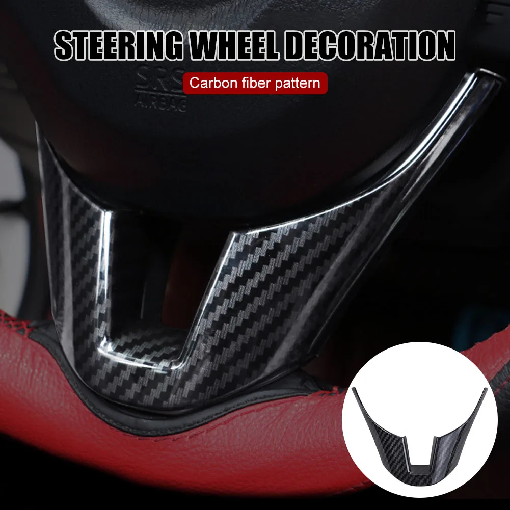 For MAZDA Car Steering Wheel Trim Carbon Fiber Pattern For MAZDA 3 Axela 2014-2016 Car Interior Accessories Parts
For MAZDA Car Steering Wheel Trim Carbon Fiber Pattern For MAZDA 3 Axela 2014-2016 Car Interior Accessories Parts