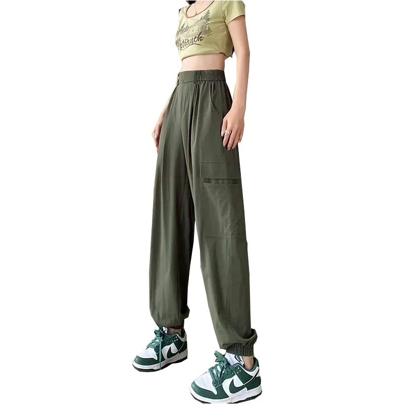 Leisure Leggings Korean Fashion Women'S Summer ultra-thin drape feeling Thin Loose Harajuku Harlan Pants High Street Sweatpants
Leisure Leggings Korean Fashion Women'S Summer ultra-thin drape feeling Thin Loose Harajuku Harlan Pants High Street Sweatpants