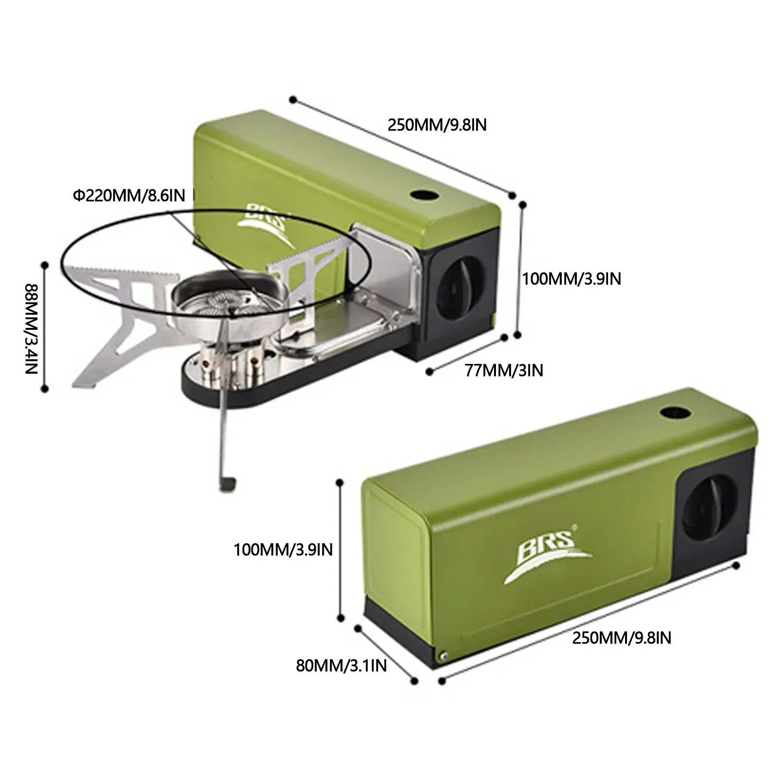 BRS-97 3800W Folding Cassette Stove Camping Portable Gas Stove Stainless Steel Cassette Furnace Gases Burner Camping Accessories
BRS-97 3800W Folding Cassette Stove Camping Portable Gas Stove Stainless Steel Cassette Furnace Gases Burner Camping Accessories