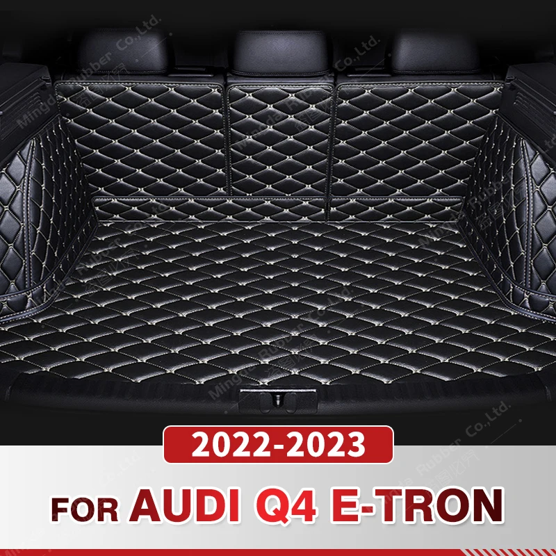 

Auto Full Coverage Trunk Mat For Audi Q4 E-Tron 2022 2023 Car Boot Cover Pad Cargo Liner Interior Protector Accessories