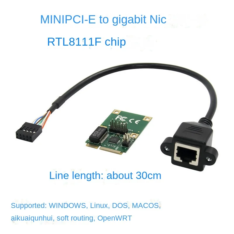 MPCIe Mini PCIe Gigabit Network Card Desktop Network Card Mini High Half Height 1000M Wired
MPCIe Mini PCIe Gigabit Network Card Desktop Network Card Mini High Half Height 1000M Wired
