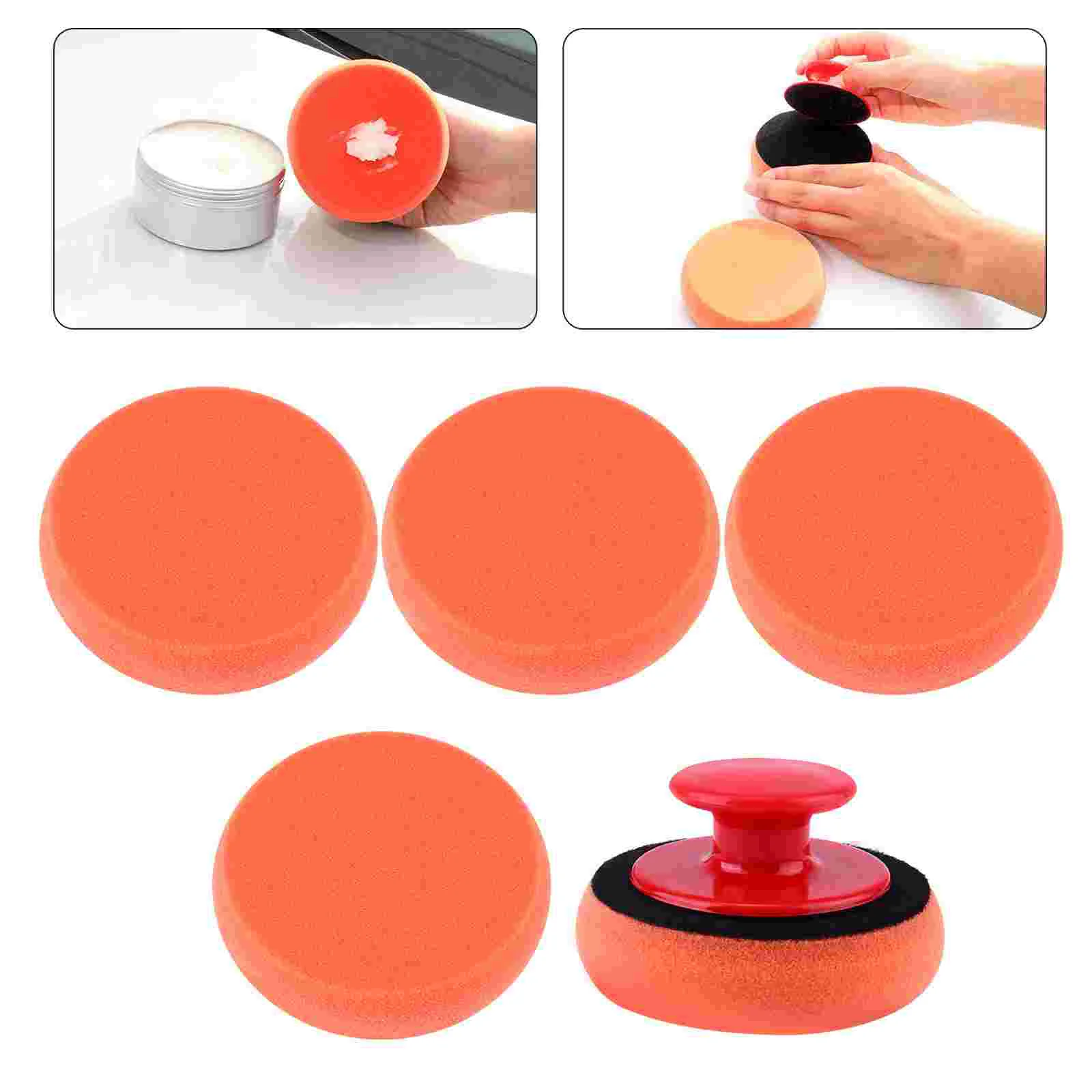Waxing Automobile Machine Tool Sponge Polishing Pad with Handle Universal Durable Buffing
Waxing Automobile Machine Tool Sponge Polishing Pad with Handle Universal Durable Buffing