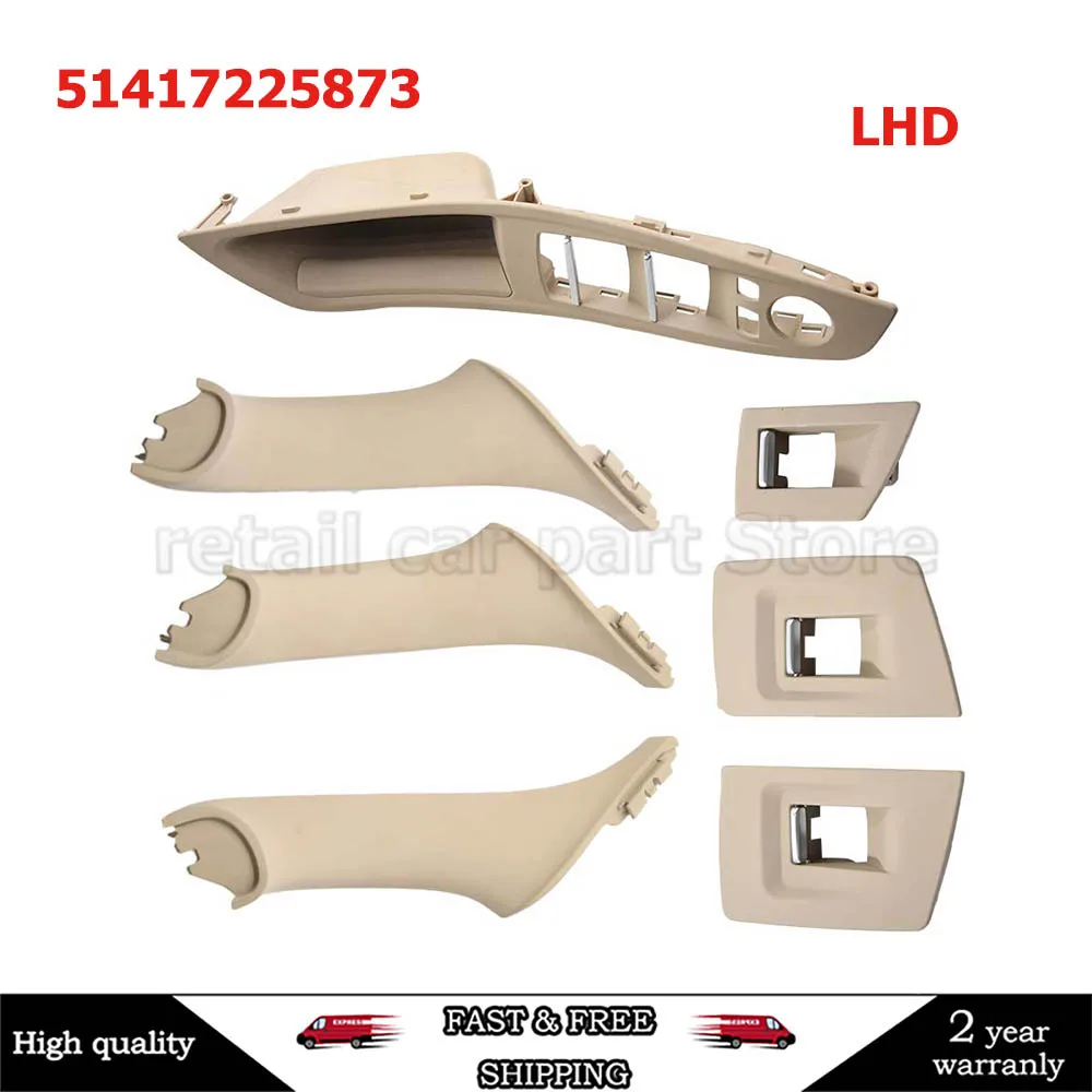 Beige Black Carbon Fiber Car Interior Door Handle Plate Decor 51417225873 For BMW 5 Series F10 F18 Left Drive LHD 7Pcs 2010-16
Beige Black Carbon Fiber Car Interior Door Handle Plate Decor 51417225873 For BMW 5 Series F10 F18 Left Drive LHD 7Pcs 2010-16