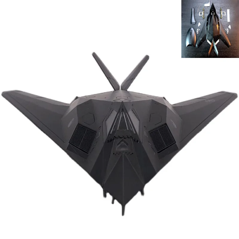 Diecast Metal 1: 72 Scale Alloy Aircraft F117 Stealth Bomber Finished Metal Model Kids Adults Collectible Toys Gift
Diecast Metal 1: 72 Scale Alloy Aircraft F117 Stealth Bomber Finished Metal Model Kids Adults Collectible Toys Gift