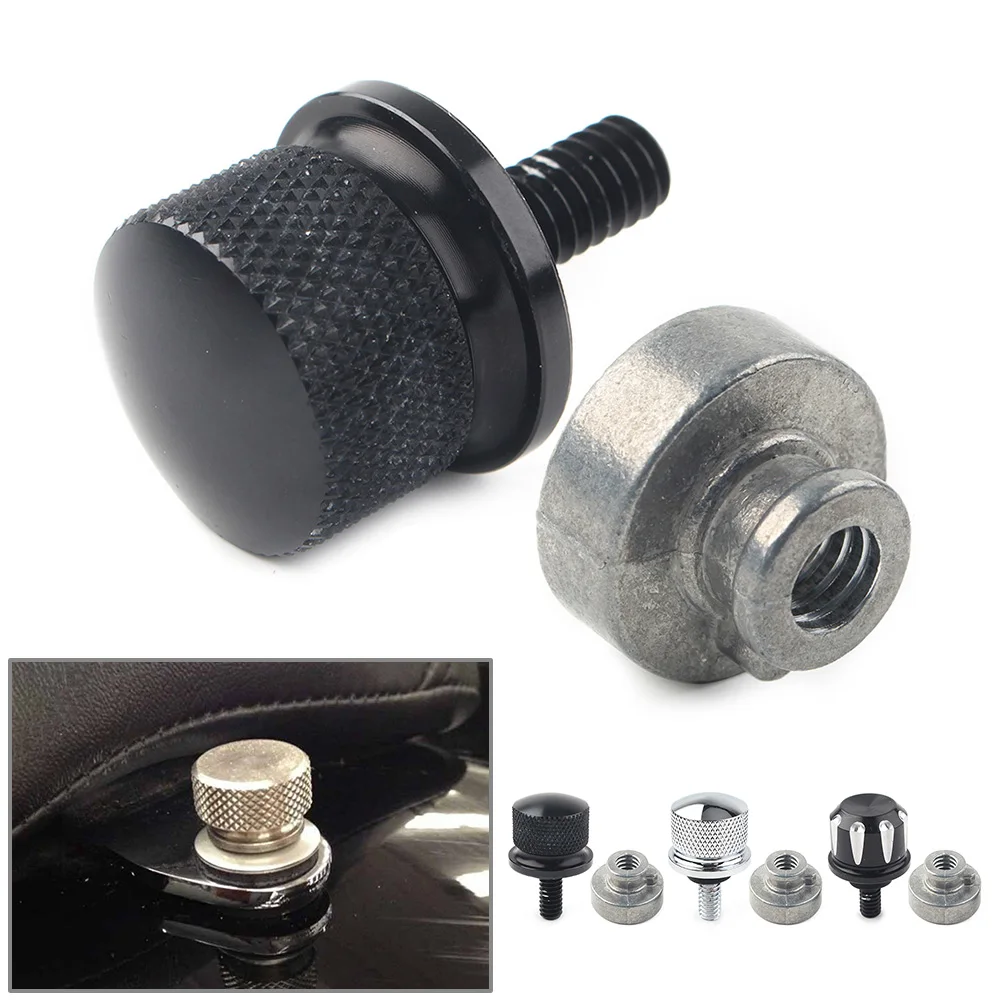 

Motorcycle Rear Fender Passenger Seat Bolt Screw Nut Knob Cover For Harley Sportster XL 883 1200 Dyna Softail Touring 1996-2023