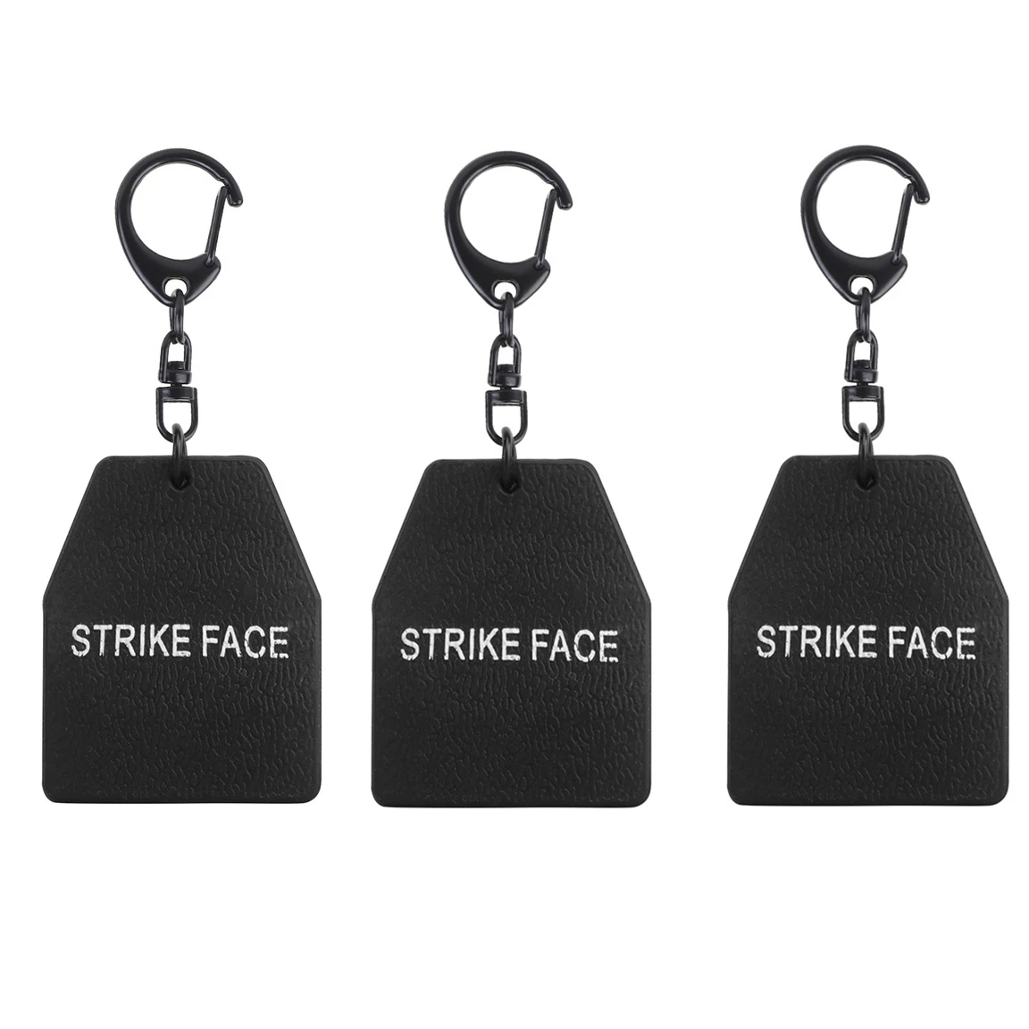 3pcs Tactical Keychain Outdoor Vest Pad Silicone Protective Keychain Clothing Matching Model Backpack Bag Car Key Decoration
3pcs Tactical Keychain Outdoor Vest Pad Silicone Protective Keychain Clothing Matching Model Backpack Bag Car Key Decoration