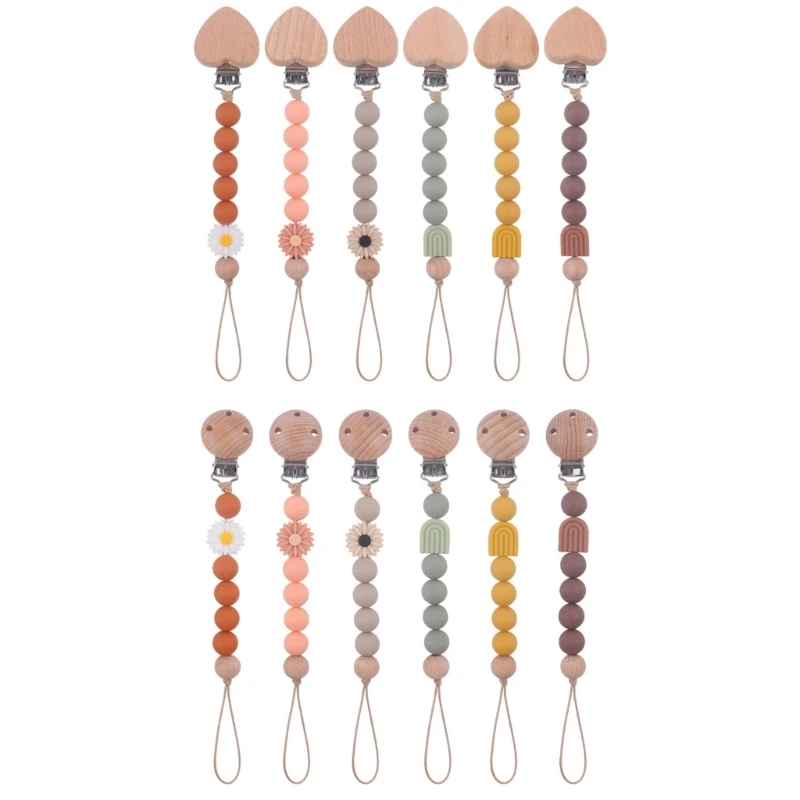Silicone Pacifier Holder with Wood Heart Clip BPAFree Pacifier Holder for Baby Boys & Girl Best Newborn Shower Gift
Silicone Pacifier Holder with Wood Heart Clip BPAFree Pacifier Holder for Baby Boys & Girl Best Newborn Shower Gift