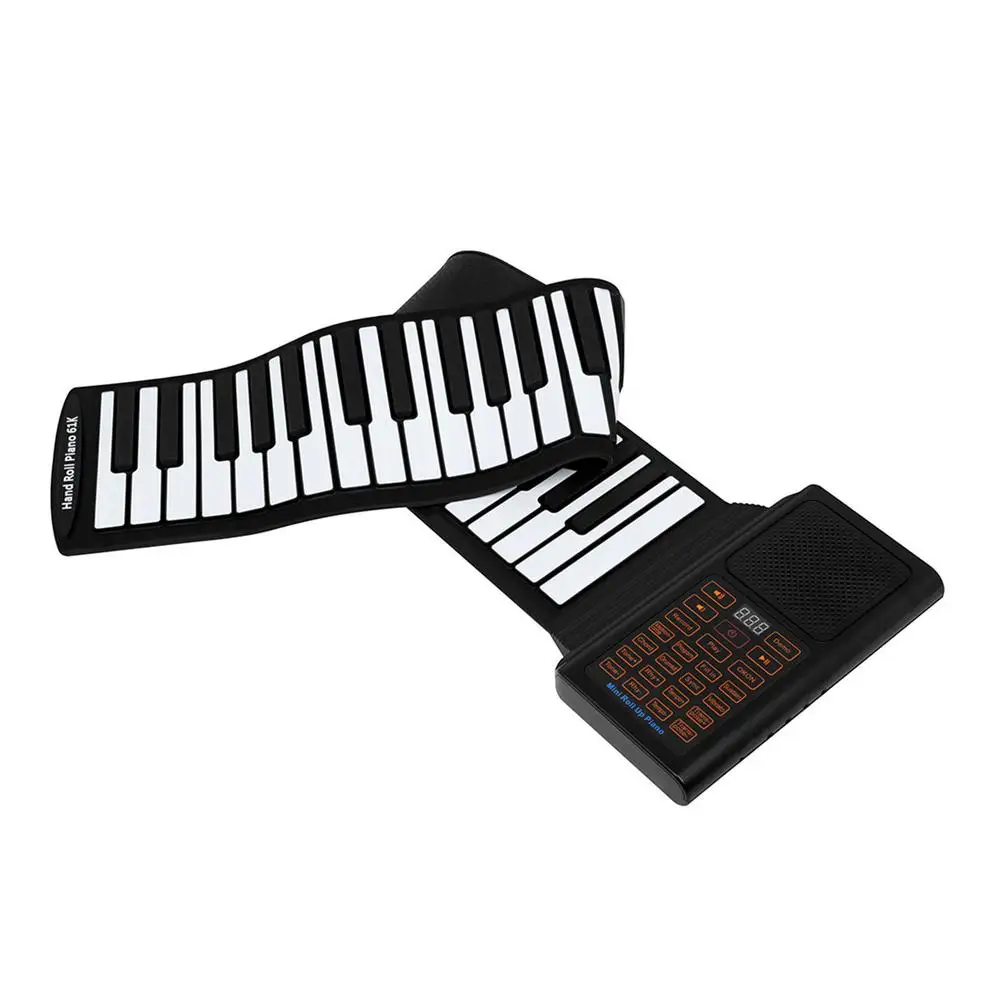 61-key Roll UP Keyboard Piano for Beginners Hifi Stereo Speakers Silicone Hand-rolled Electronic Piano with Pedal
61-key Roll UP Keyboard Piano for Beginners Hifi Stereo Speakers Silicone Hand-rolled Electronic Piano with Pedal