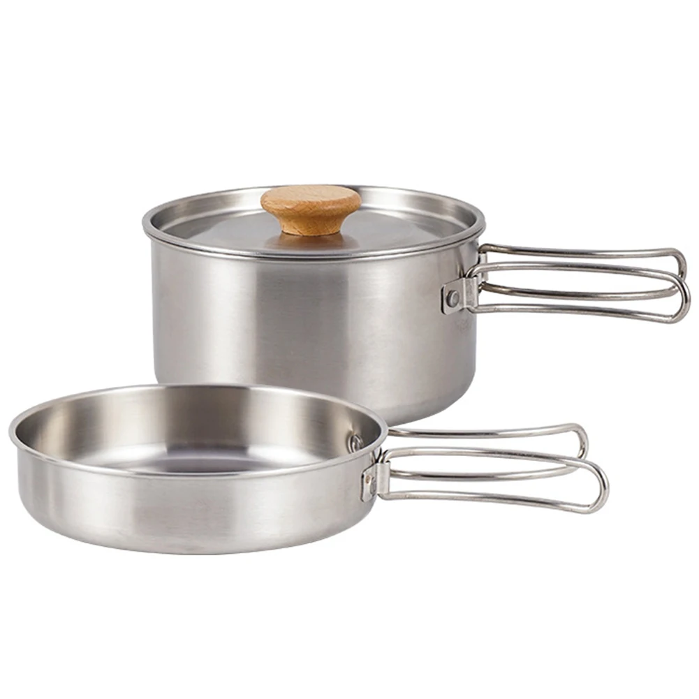 Stainless Steel Camping Pot Set Lightweight and Compact Design Perfect for Car Camping and Backpacking Adventures
Stainless Steel Camping Pot Set Lightweight and Compact Design Perfect for Car Camping and Backpacking Adventures