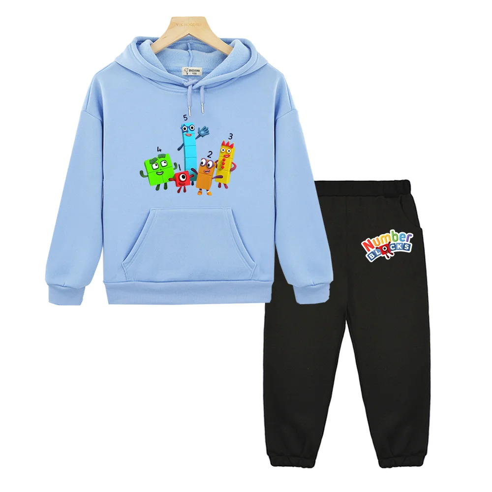 Number Blocks Hoodie and Pants Sets Comfortable Children Cartoon Sweatshirt Streetwear Long Sleeve Boys Girls Pullovers Autumn
Number Blocks Hoodie and Pants Sets Comfortable Children Cartoon Sweatshirt Streetwear Long Sleeve Boys Girls Pullovers Autumn