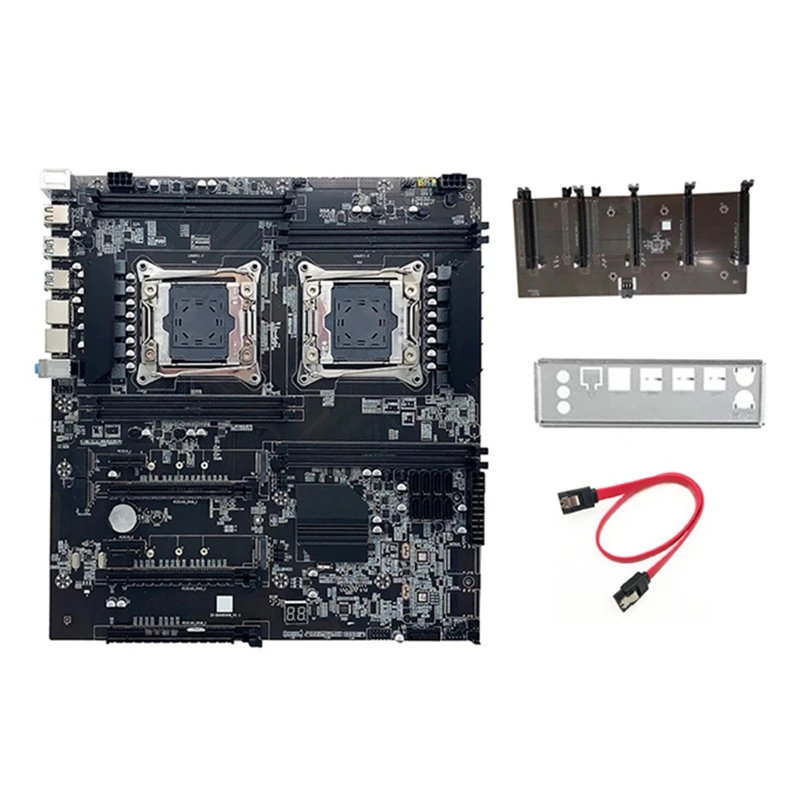X99 Mining Motherboard +SATA Cable+Baffle LGA2011 V3/V4 8XDDR4 Slot PCIE 16X 8XSATA3.0 Supports 5 GPU Miner
X99 Mining Motherboard +SATA Cable+Baffle LGA2011 V3/V4 8XDDR4 Slot PCIE 16X 8XSATA3.0 Supports 5 GPU Miner