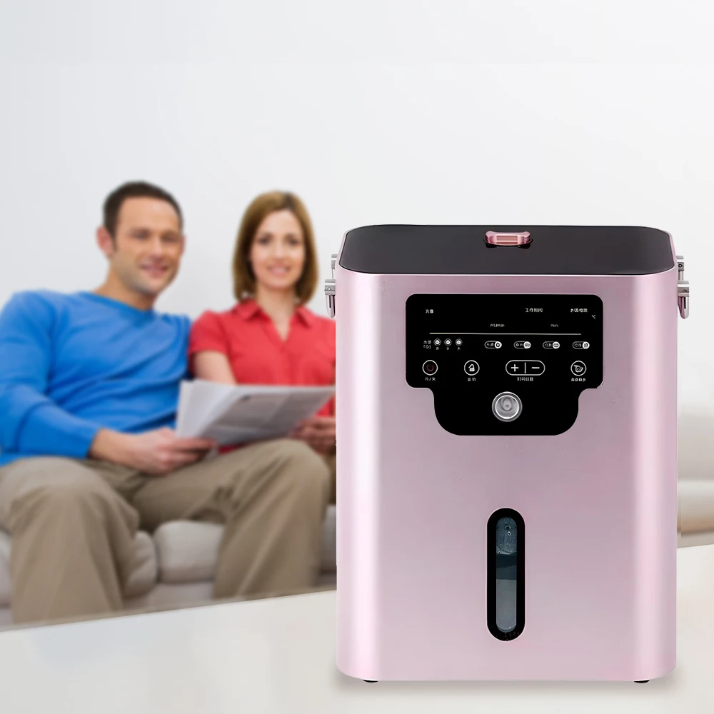 

Hydrogen Water Inhalation Machine 99.99% High Purity H2 Hydrogen Inhaler 600ML Water Generator SPE&PEM Ionizer Home Care Suyzeko