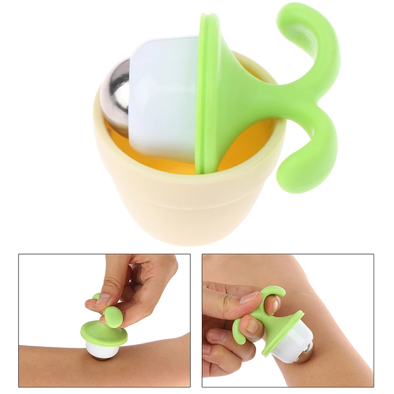 Cute Mini Potted Plant Shaped Roller Ball Massager Handheld Body Manual Massager Bead Relaxation Neck Foot Face Lift Beauty Tool
Cute Mini Potted Plant Shaped Roller Ball Massager Handheld Body Manual Massager Bead Relaxation Neck Foot Face Lift Beauty Tool