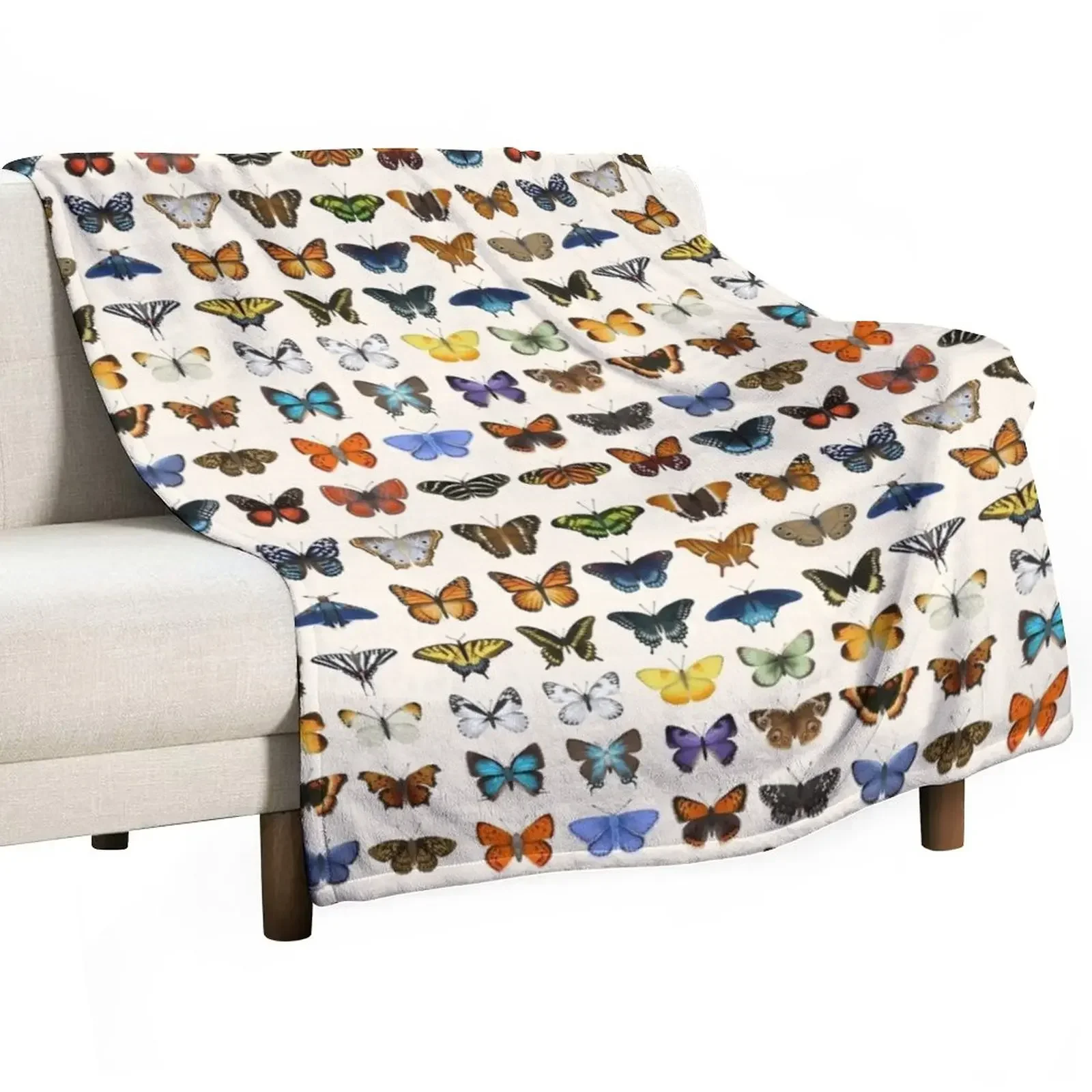 

Butterflies of North America Throw Blanket Heavy Baby Sofa Quilt Blankets
