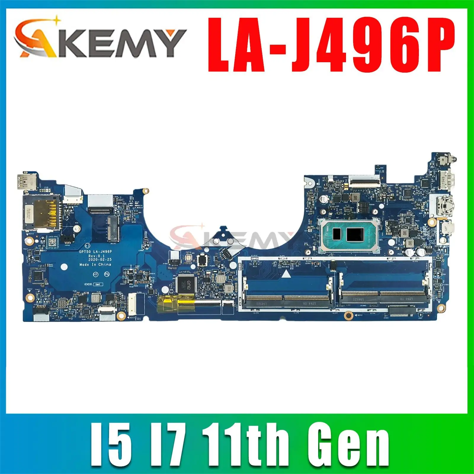 For HP ENVY X360 15T-ED100 15-ED Laptop Motherboard M20700-601 M20704-001 UMA i5-1135G7 i7-1165G7 GPT50 LA-J496P 100% Working
For HP ENVY X360 15T-ED100 15-ED Laptop Motherboard M20700-601 M20704-001 UMA i5-1135G7 i7-1165G7 GPT50 LA-J496P 100% Working