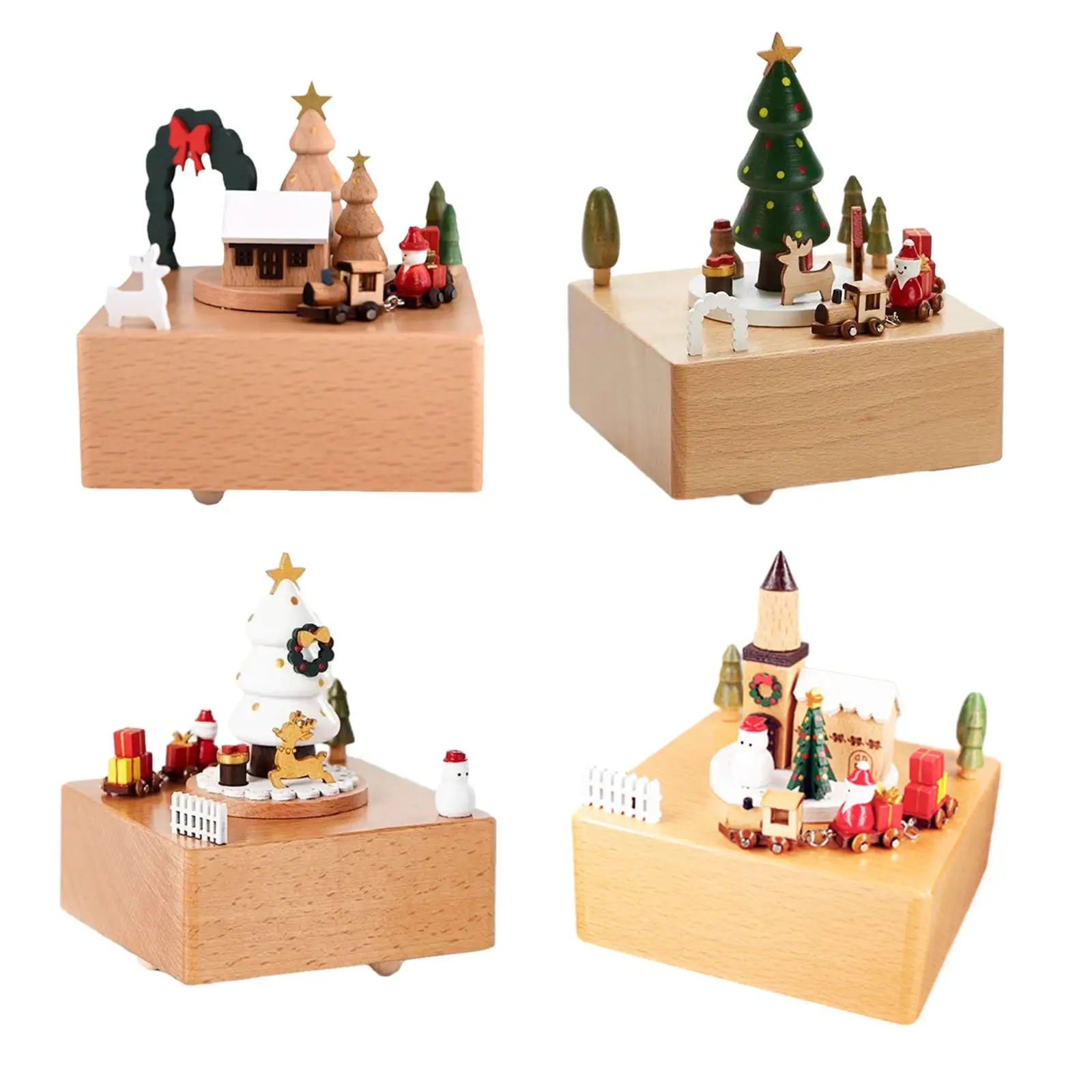 Wooden Music Box Creative Christmas Themed Ornament Wind up Musical Box for Valentine Anniversary Ornament Gift Tabletop Decor
Wooden Music Box Creative Christmas Themed Ornament Wind up Musical Box for Valentine Anniversary Ornament Gift Tabletop Decor