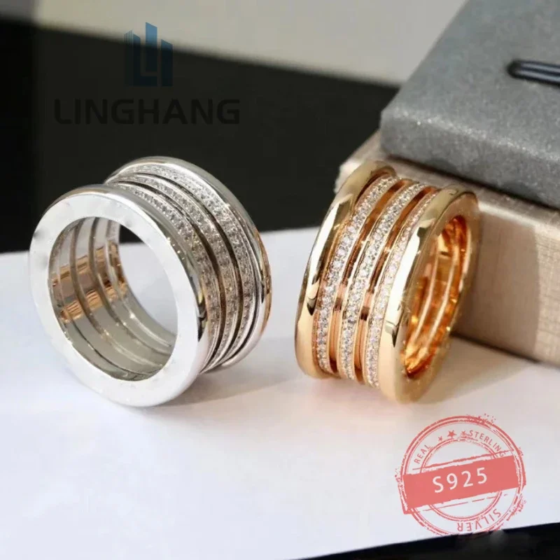 1:1Customized Best-selling Brand Full Diamond Inlaid Diamond Ring 925 Silver Luxury Classic Women's Jewelry Valentine's Day Gift
1:1Customized Best-selling Brand Full Diamond Inlaid Diamond Ring 925 Silver Luxury Classic Women's Jewelry Valentine's Day Gift