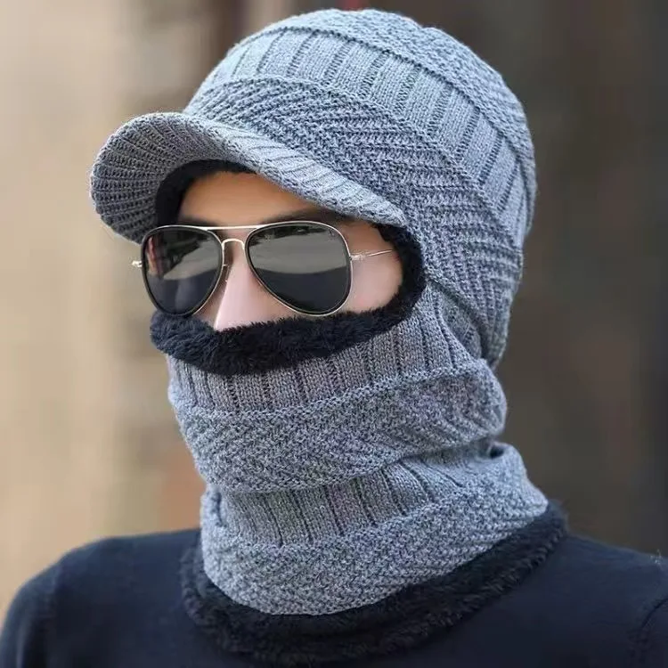 Winter Men Women Beanie Hat Knitted Hat Winter Cap Beanie Female Thick Wool Neck Scarf Cap Balaclava Mask Bonnet Hats Set
Winter Men Women Beanie Hat Knitted Hat Winter Cap Beanie Female Thick Wool Neck Scarf Cap Balaclava Mask Bonnet Hats Set